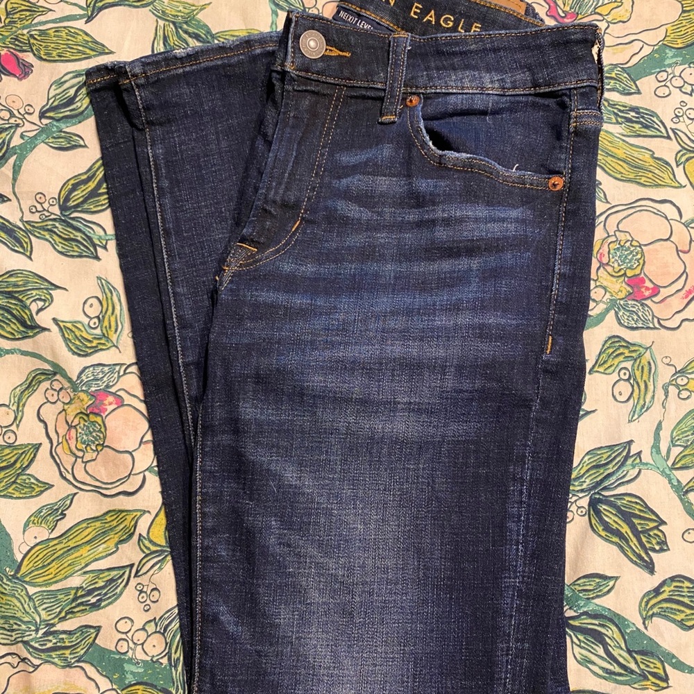 Mens American Eagle Slim Straight Jeans #1